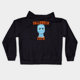 Halloween 2020 Mummy Face Mask Kids Hoodie